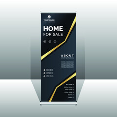 Professional and unique roll-up banner