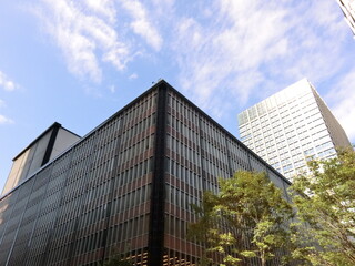 Fototapeta na wymiar Business building in Tokyo
