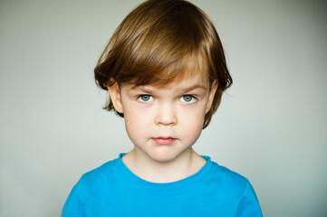 Portrait of a preschool child.