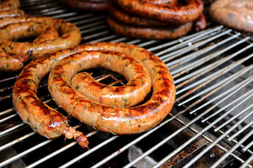 Sai aua, Thai food style make with pork. Local Northern Thai food.