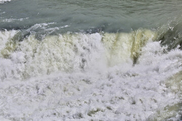 Waterfall in Torres del Paine National Park, Patagonia, Chile