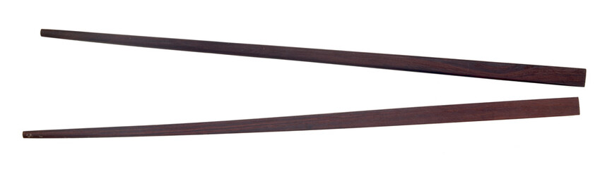 Chopsticks on white