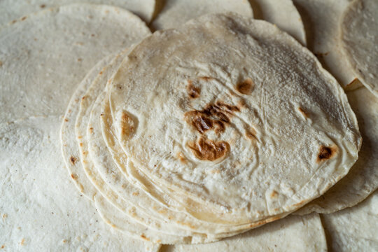 Tortillas de maíz alimento básico de México.