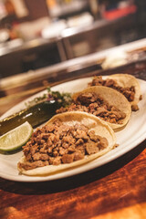 Mexican Bisteck Tacos 