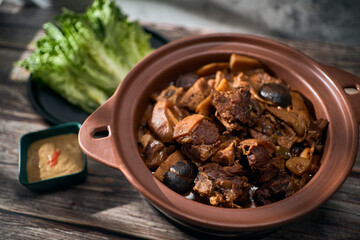 Lamb Stew with bean curd sheet