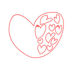 Pink Heart Fill with Heart