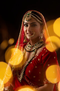 Portrait of an Indian Bride	