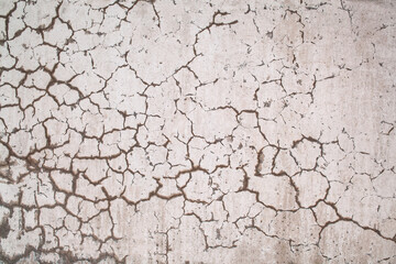 An old wall with cracks. Background image.