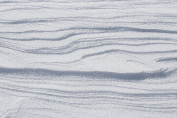 Natural snowy background. Natural snowy surface.