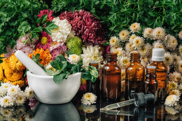 Bach Flower Remedies – Alternative Herbal Medicine - obrazy, fototapety, plakaty