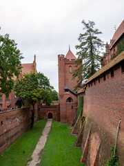  Malbork Castle, formerly Marienburg Castle, the seat of the Grand Master of the Teutonic Knights, Malbork, Poland