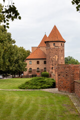 Fototapeta na wymiar Malbork Castle, formerly Marienburg Castle, the seat of the Grand Master of the Teutonic Knights, Malbork, Poland