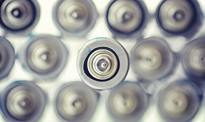 Batteries of different sizes. Caring for the environment. Disposal of used batteries. Zero waste.