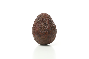 Fototapeta premium One fresh avocado isolated on white background