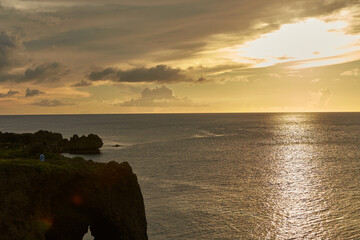 Sunset in Okinawa Japan