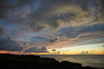 Sunset in Okinawa Japan