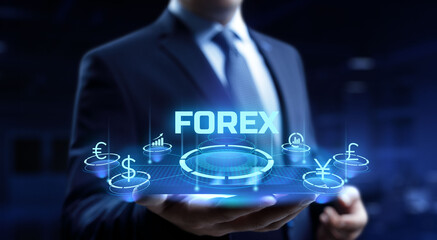 Fototapeta na wymiar Forex trading currency exchange business finance investment concept.