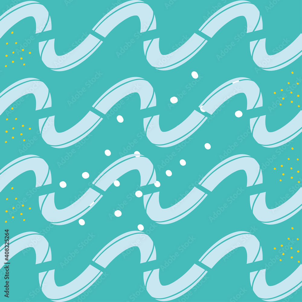 Aufkleber abstract blue pattern background with brush lines vector design