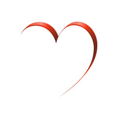 Valentine heart profile