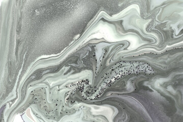 Pale green agate imitation pattern. Simple marble liquid texture.