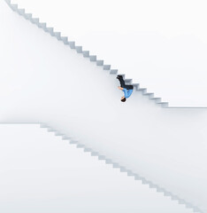 Confused upside down