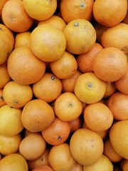 a set of lying tangerines.top view.