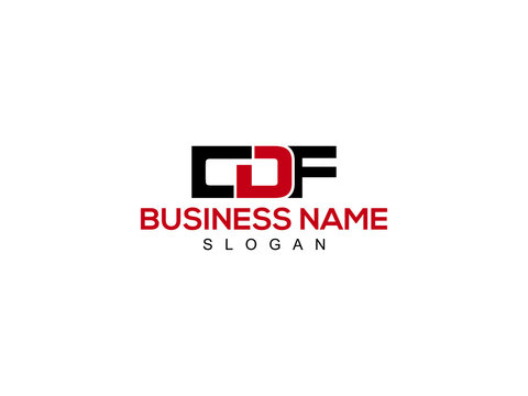 Letter CDF Logo Vectors For Your Business