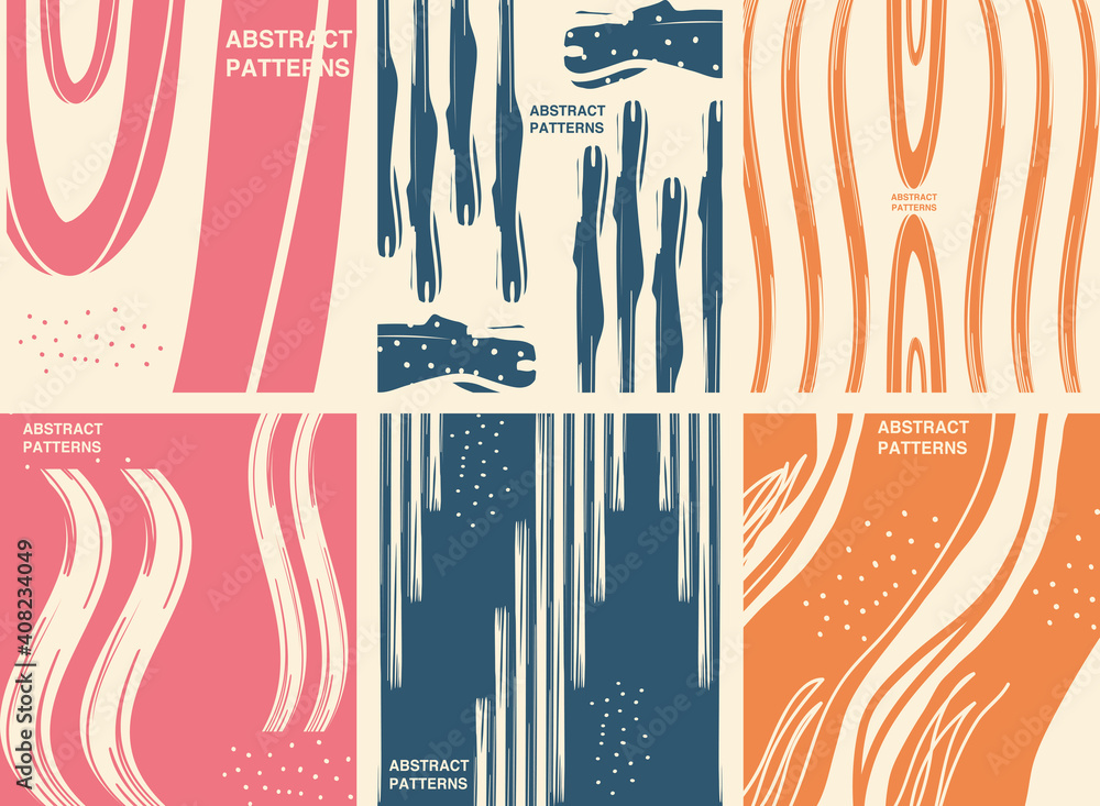 Aufkleber abstract pattern backgrounds icon bundle vector design