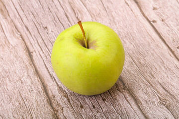 Ripe and sweet green apple