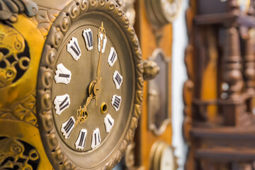 Vintage clocks - time background