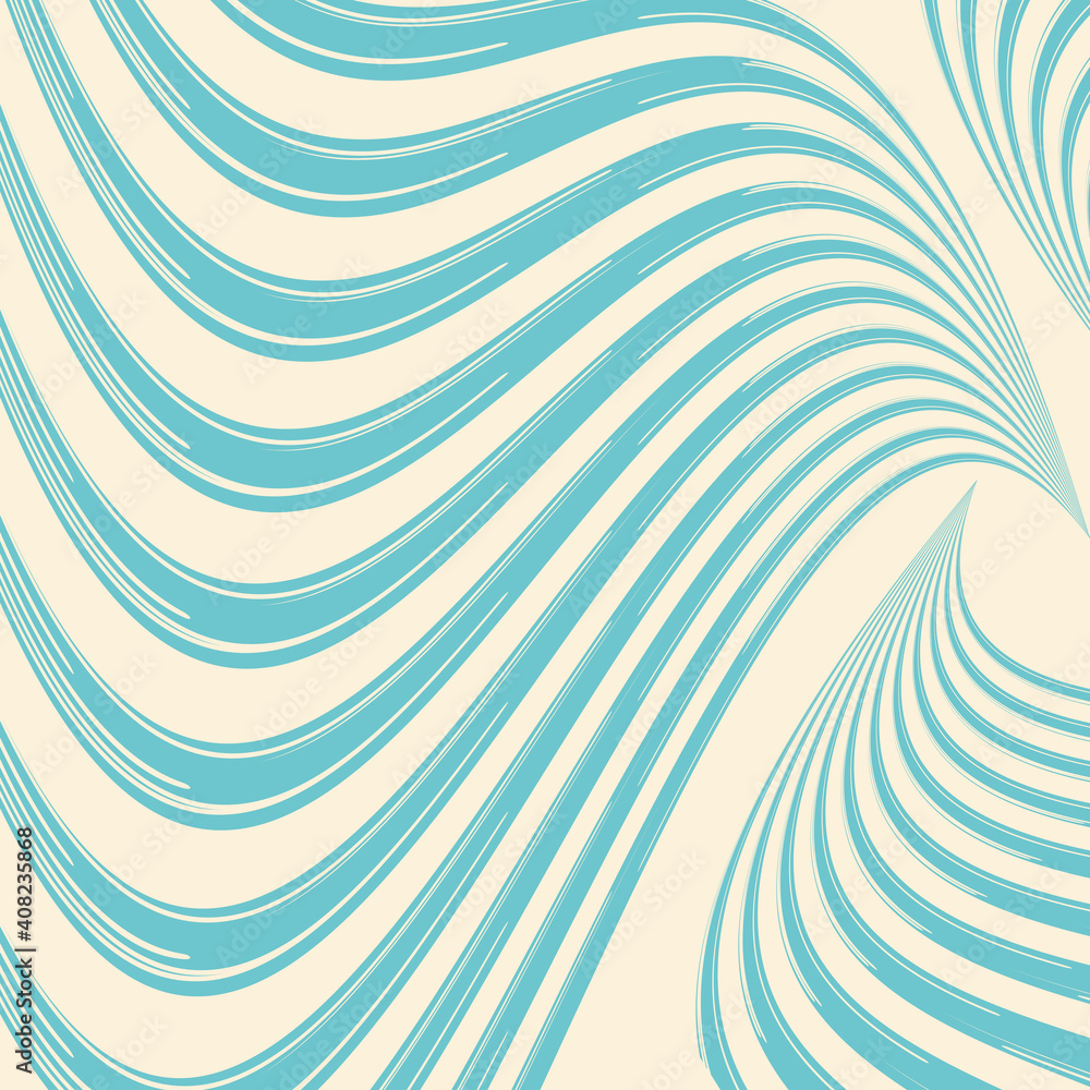 Poster abstract pattern background with blue lines vector design