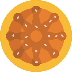 Dia De Los Muertos. Day of the Dead Icons. Vector Illustration. 