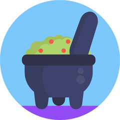 Fototapeta premium Dia De Los Muertos. Day of the Dead Icons. Vector Illustration. 
