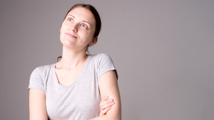 Obraz premium picture of young good-looking teenage girl isolated