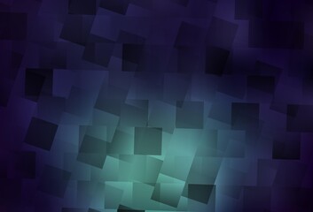 Dark Blue, Green vector background in polygonal style.