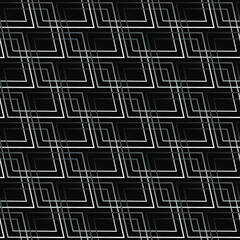 Geometric grid background Modern black and white abstract texture Seamless pattern