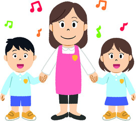 保育園のイラスト