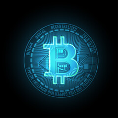 concept of cryptocurrency technology bitcoin