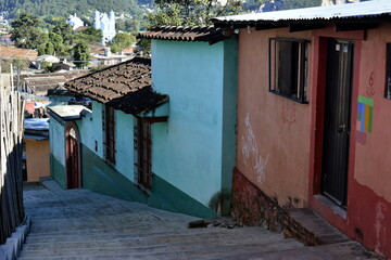 Paisajes y detalles de la ciudad colonial de San Cristobal de Las Casas, en el estado de Chiapas,...