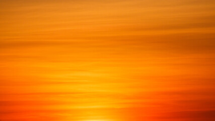 The last light of a beautiful golden day in winter