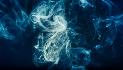 smoke from the incense stick aroma