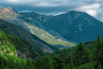 landscape with clouds 