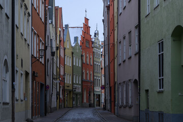 Fototapeta na wymiar View on the historic city of Landshut