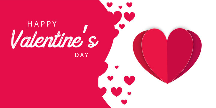 Heart balloons in the sky. Valentine's day balloons in a heart shaped and Heart float on the sky. Vector EPS 10.