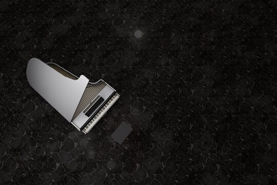 Grand Piano on the stage of concert hall