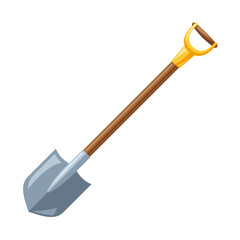 Illustration of garden shovel.