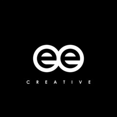 EE Letter Initial Logo Design Template Vector Illustration
