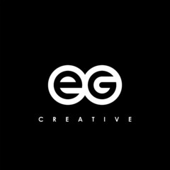EG Letter Initial Logo Design Template Vector Illustration