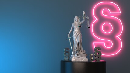 Lady Justice Statue Paragraph
