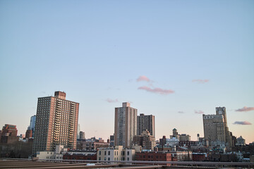 Fototapeta na wymiar view of the city in new york